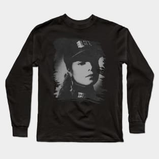 Janet Jackson // Retro poster Long Sleeve T-Shirt